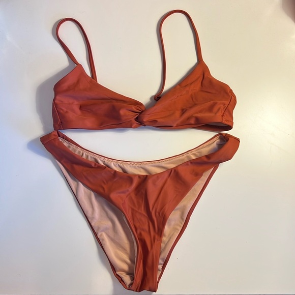 J Crew Strappy Twist Bikini-Size Small - Picture 1 of 5
